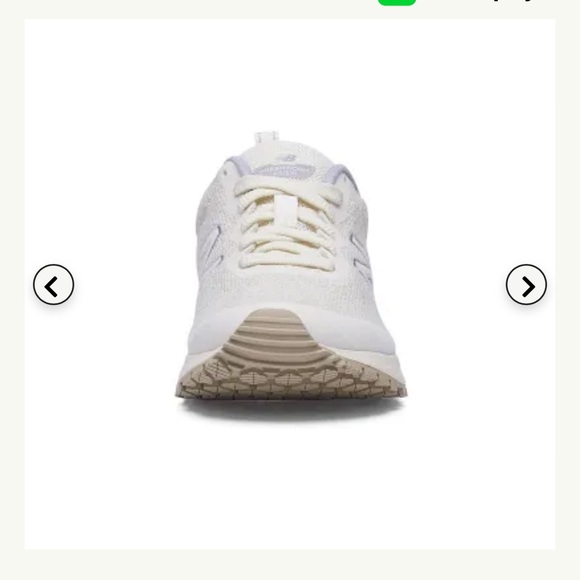 NWT New Balance off white sneakers - Picture 3 of 9